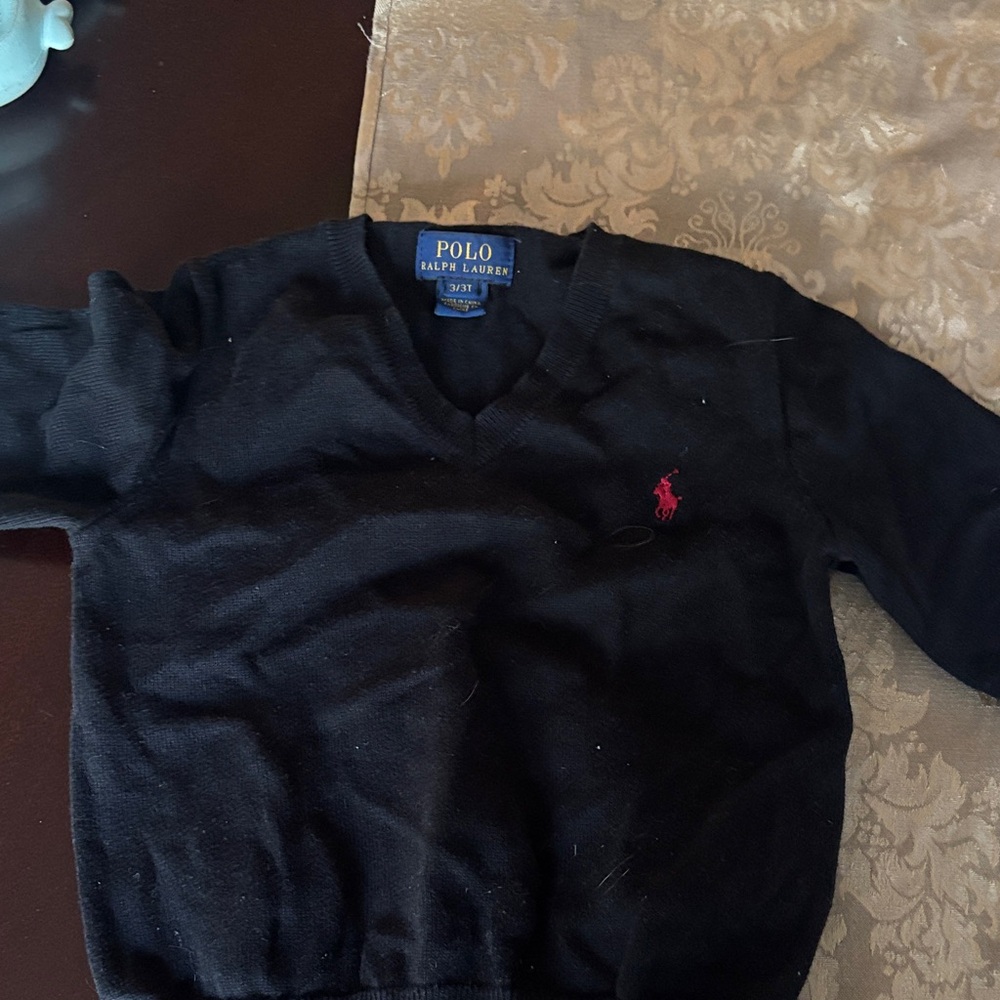 Polo by Ralph Lauren Black Kids Polo Shirt